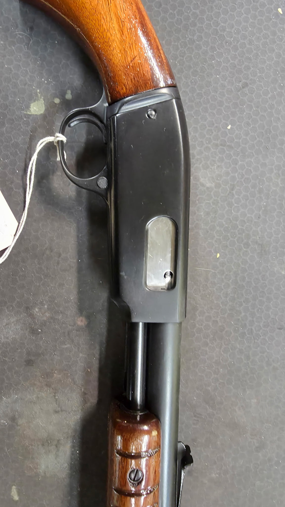 Same pump rifle after full restoration and re-blue by Wet Mountain Coatings